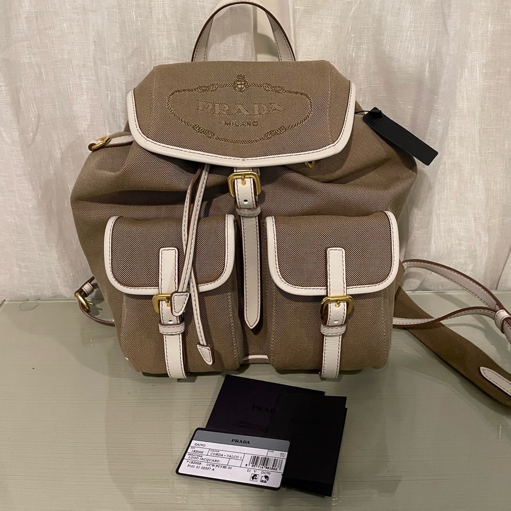 Authentic Prada Backpack Purse